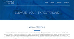 Desktop Screenshot of cascadia-labs.com